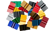 Powder coated samples