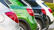 Cars with effect pigment paint 